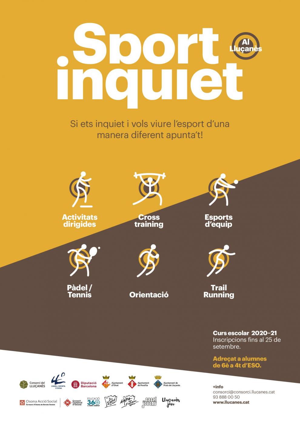 Obertes les inscripcions d’Sport Inquiet, l’activitat multiesportiva per a joves del Lluçanès
